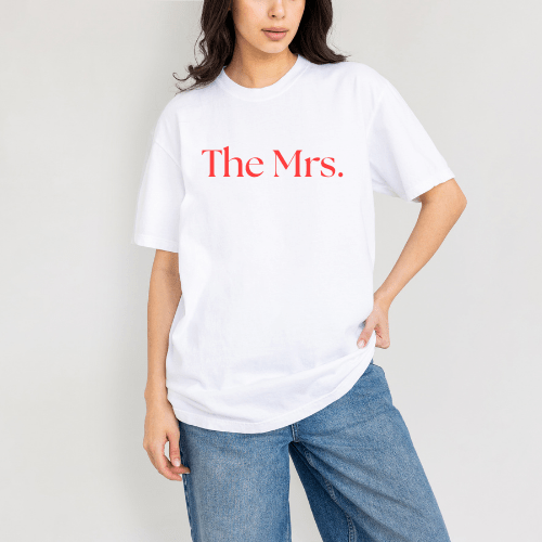 The Mrs. Tee | Bride Shirt | Newlywed Gift | Honeymoon Outfit