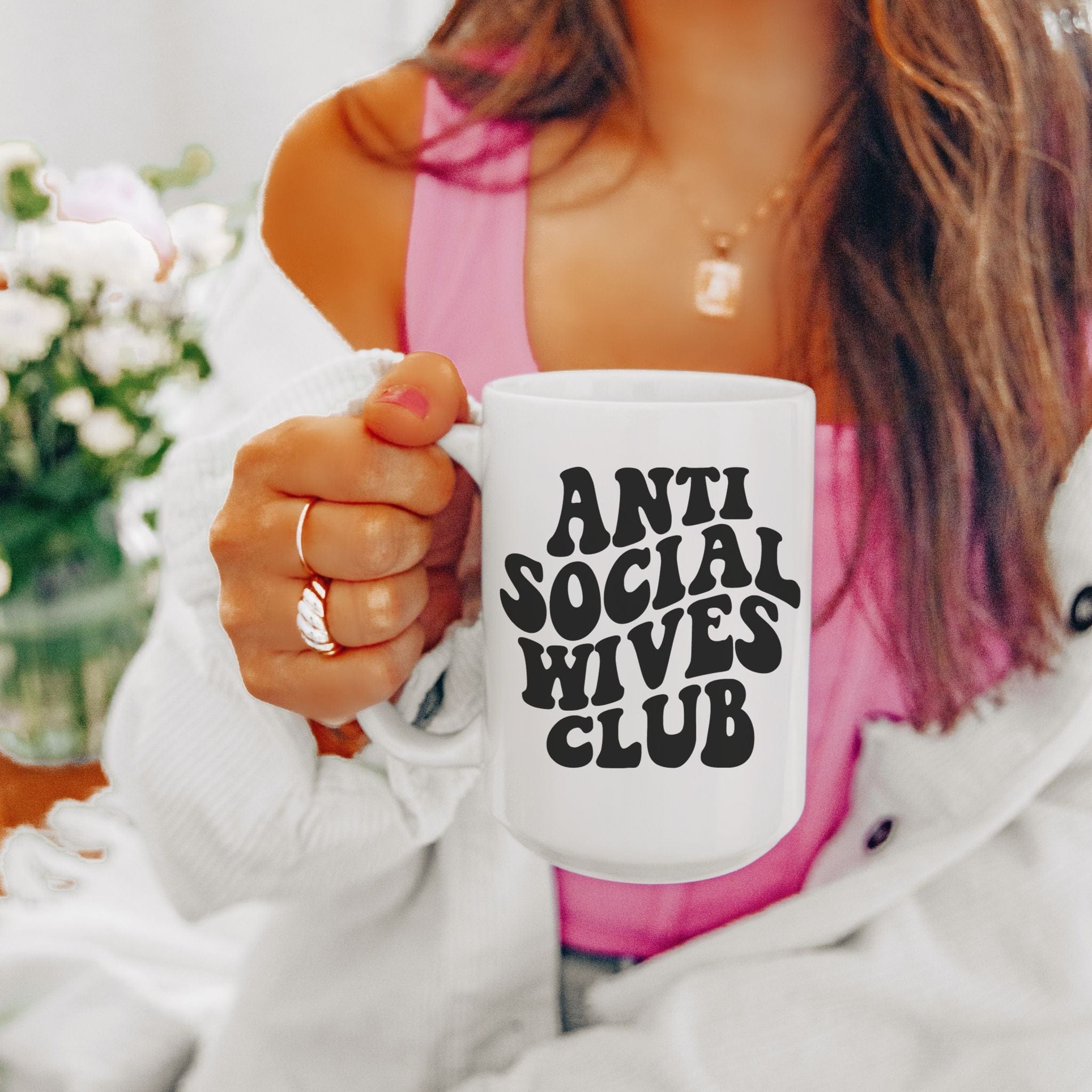 Anti Social Wives Club 15oz Mug