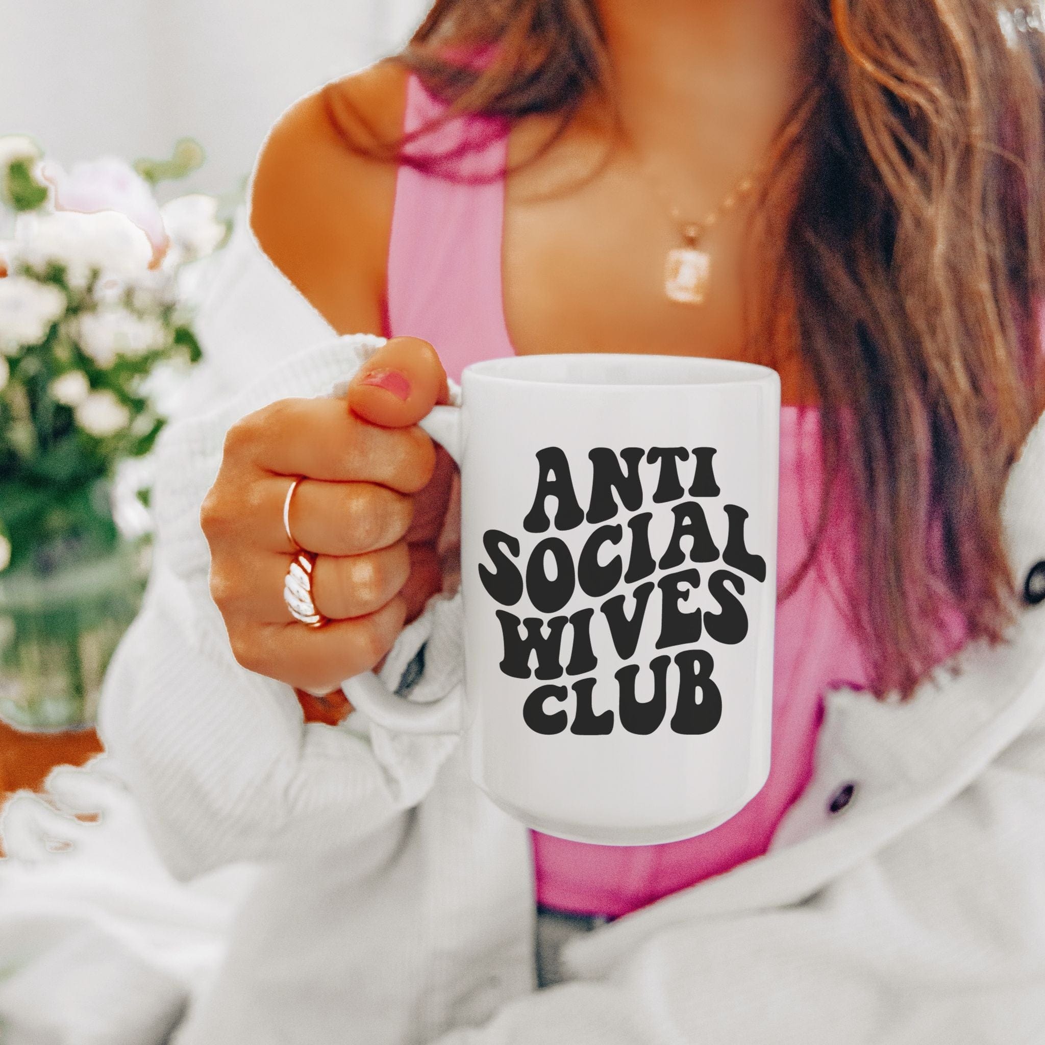 Anti-Social Wives Club Mug | Bridal Gift | Engagement Gift | Wedding Accessory