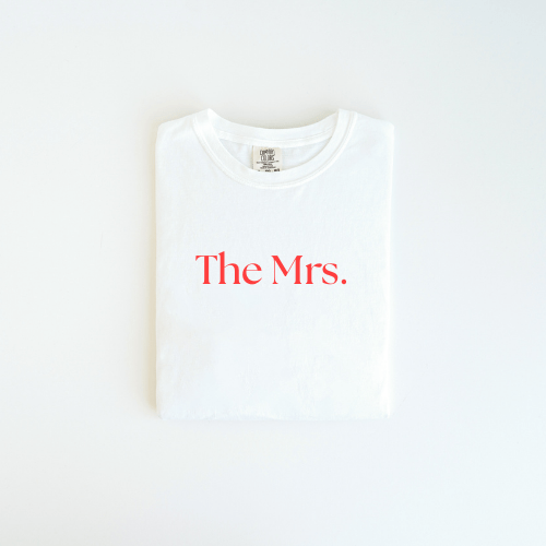 The Mrs. Tee | Bride Shirt | Newlywed Gift | Honeymoon Outfit