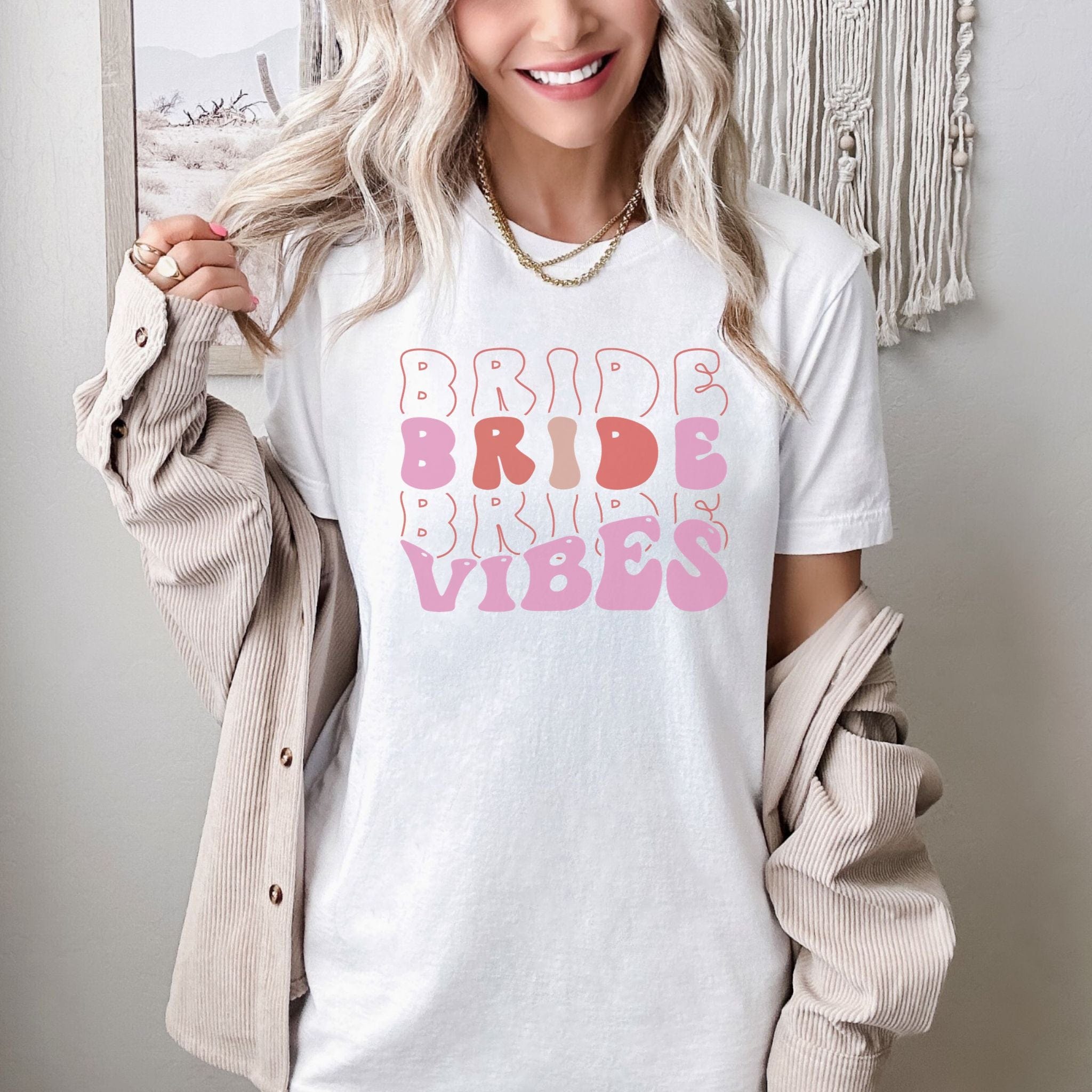 Bride Vibes T-Shirt | Bride Shirt | Engagement Gift | Bridal Shower Outfit
