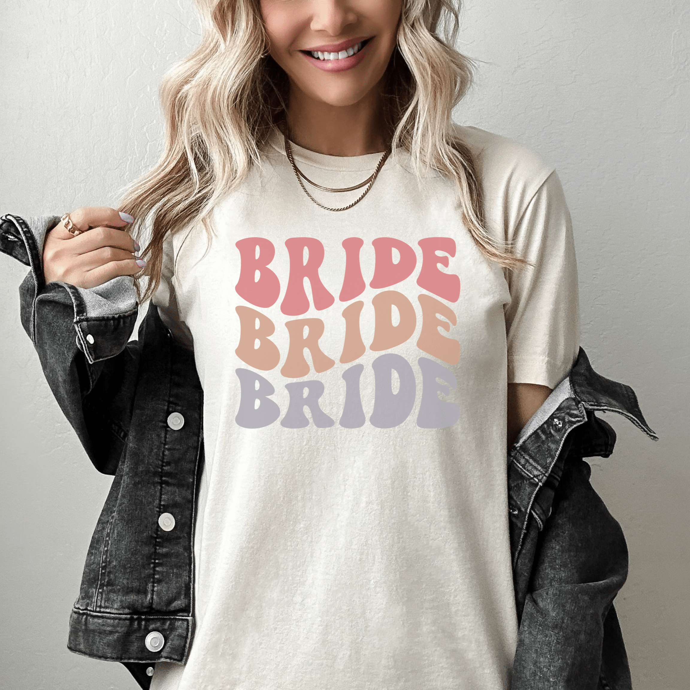 Wavy Bride T-Shirt | Bride Shirt | Engagement Gift | Bridal Shower Outfit