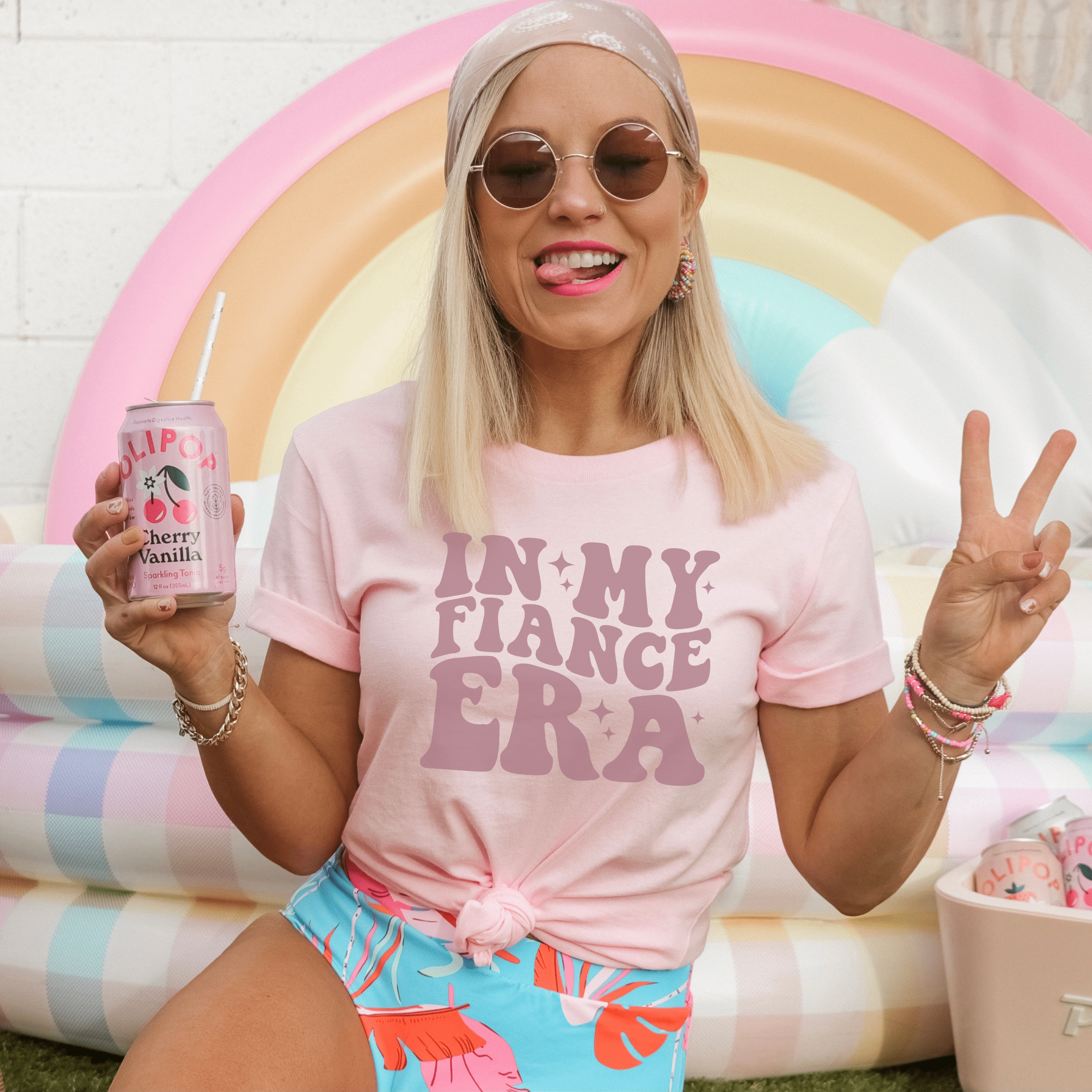 Fiance Era Spring T-Shirt | Bride Shirt | Engagement Gift | Bridal Shower Outfit