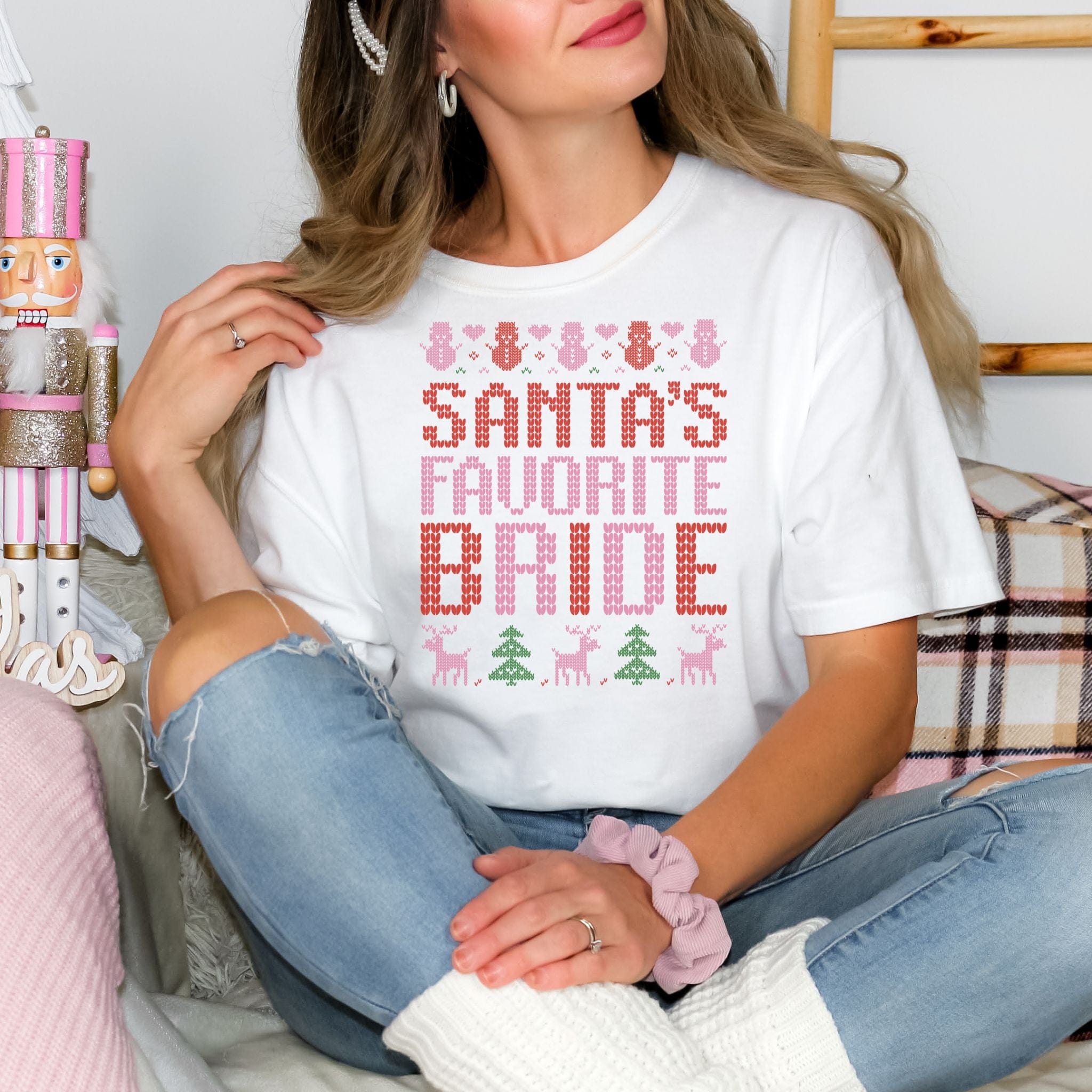 Santa's Favorite Bride T-Shirt