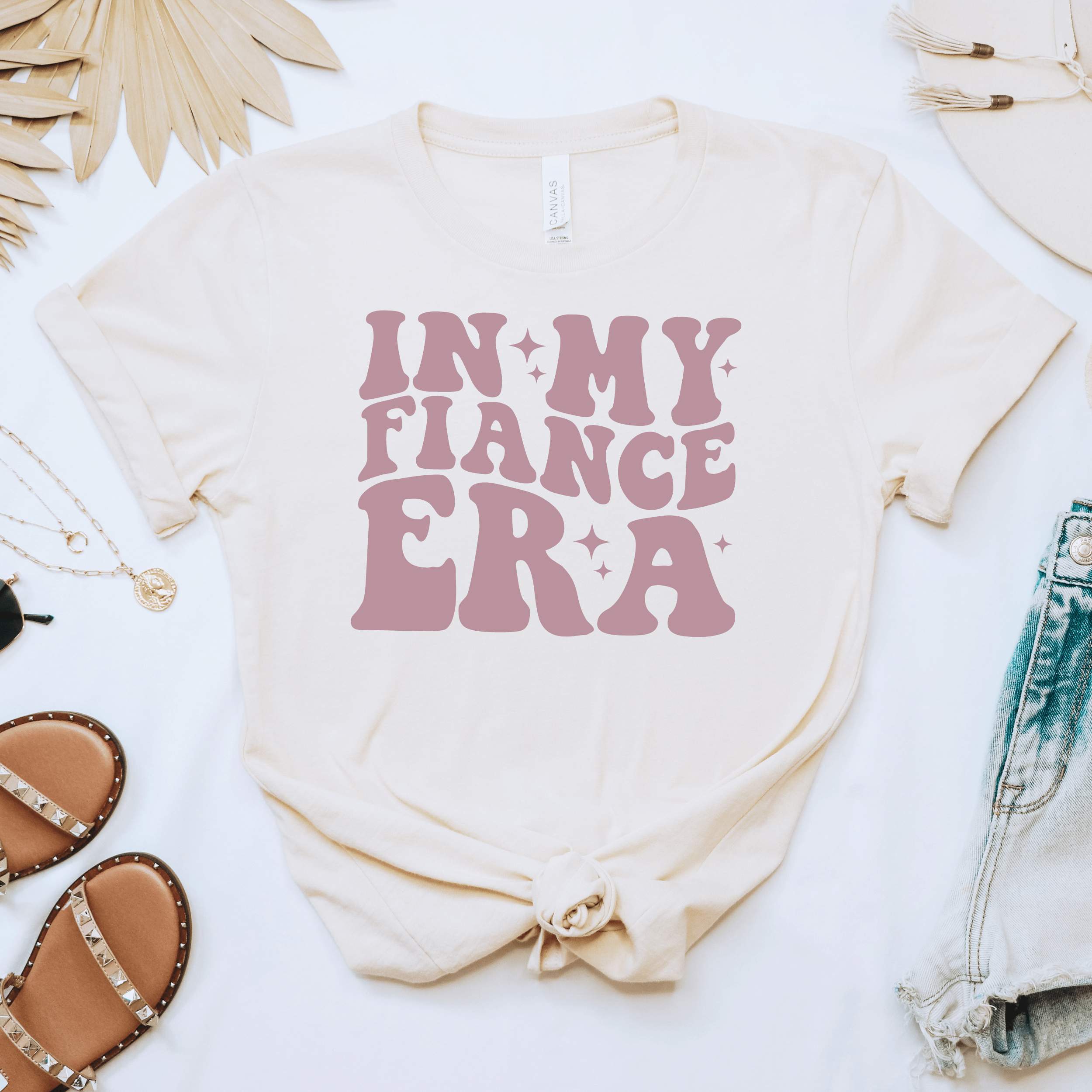 Fiance Era Spring T-Shirt | Bride Shirt | Engagement Gift | Bridal Shower Outfit