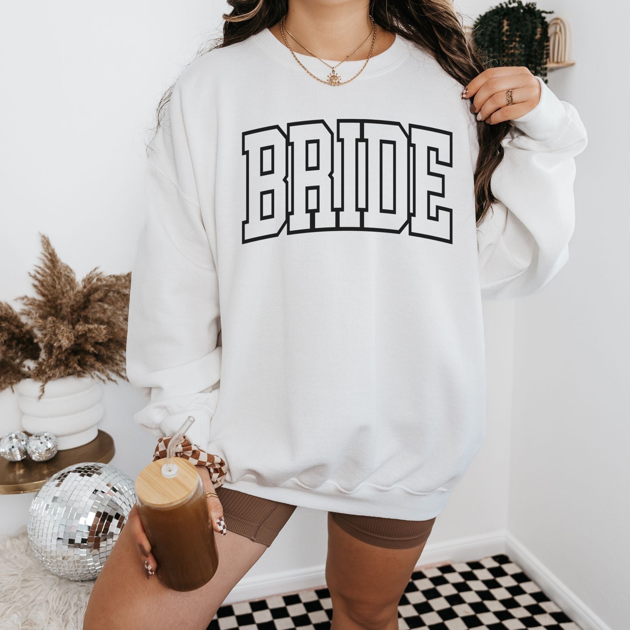 Varsity Bride Sweatshirt | Bride Shirt | Engagement Gift | Bridal Shower Outfit