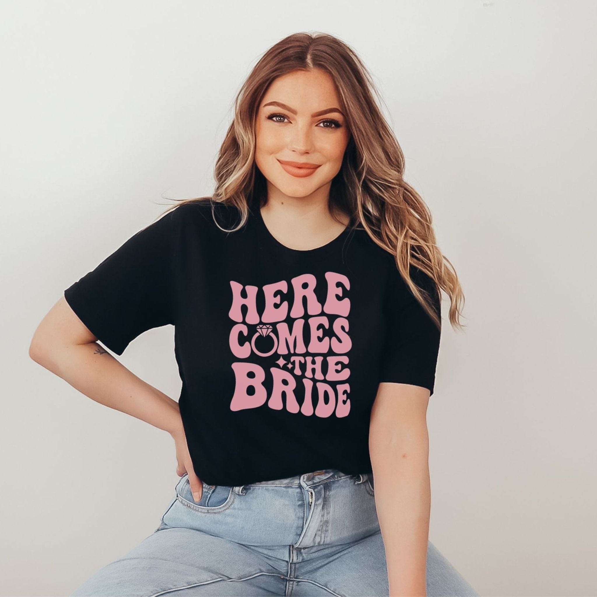 Here comes the Bride T-Shirt | Bride Shirt | Engagement Gift | Bridal Shower Outfit