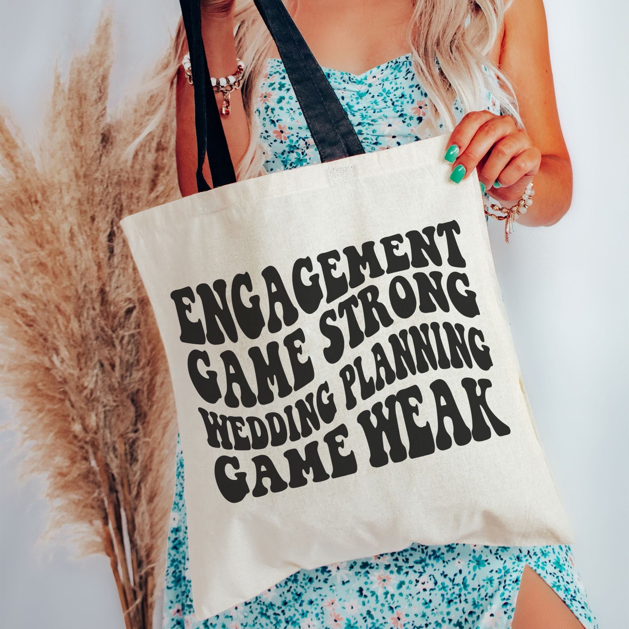 Engagement Game Tote Bag | Bride Travel Bag | Wedding Gift