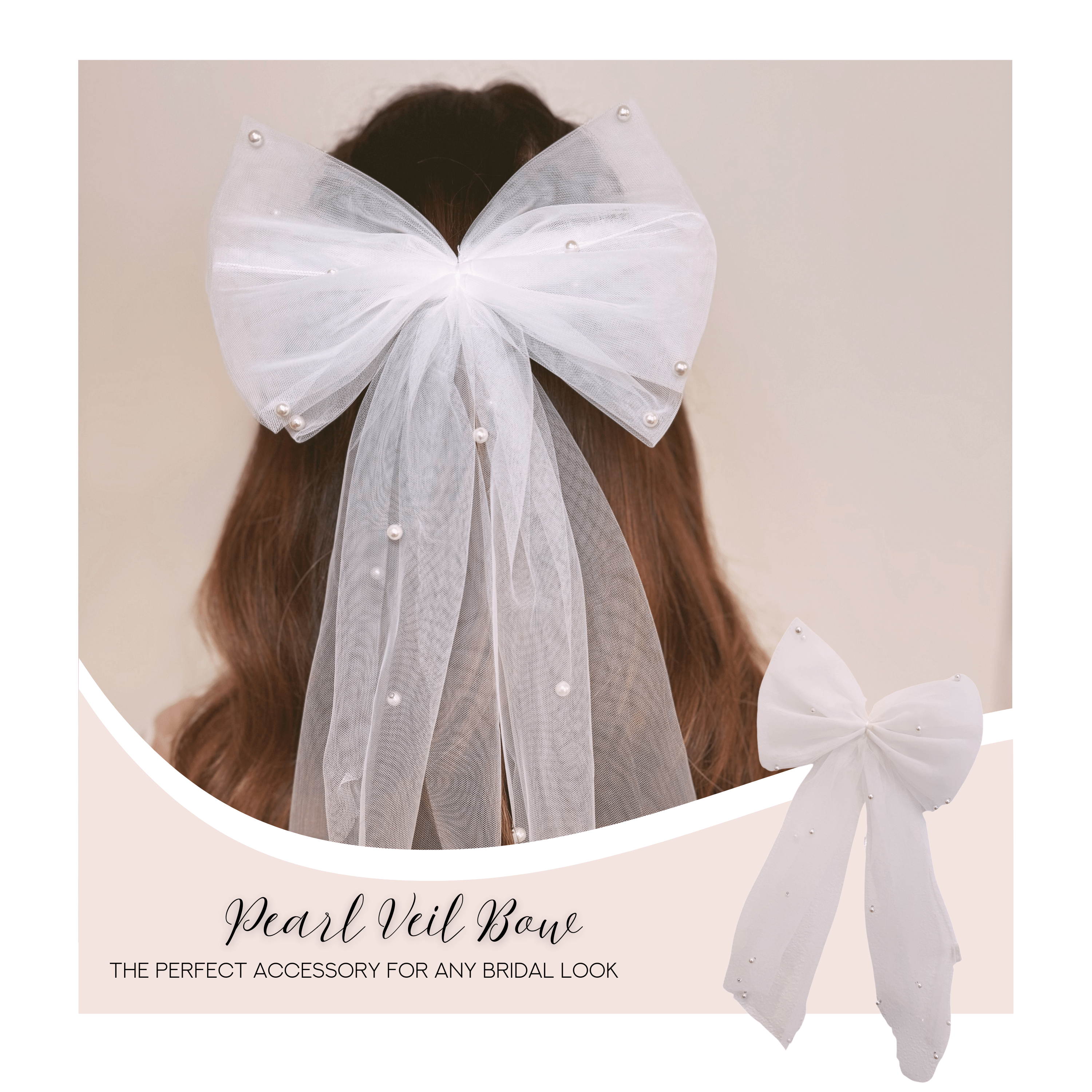 Pearl Veil Bow