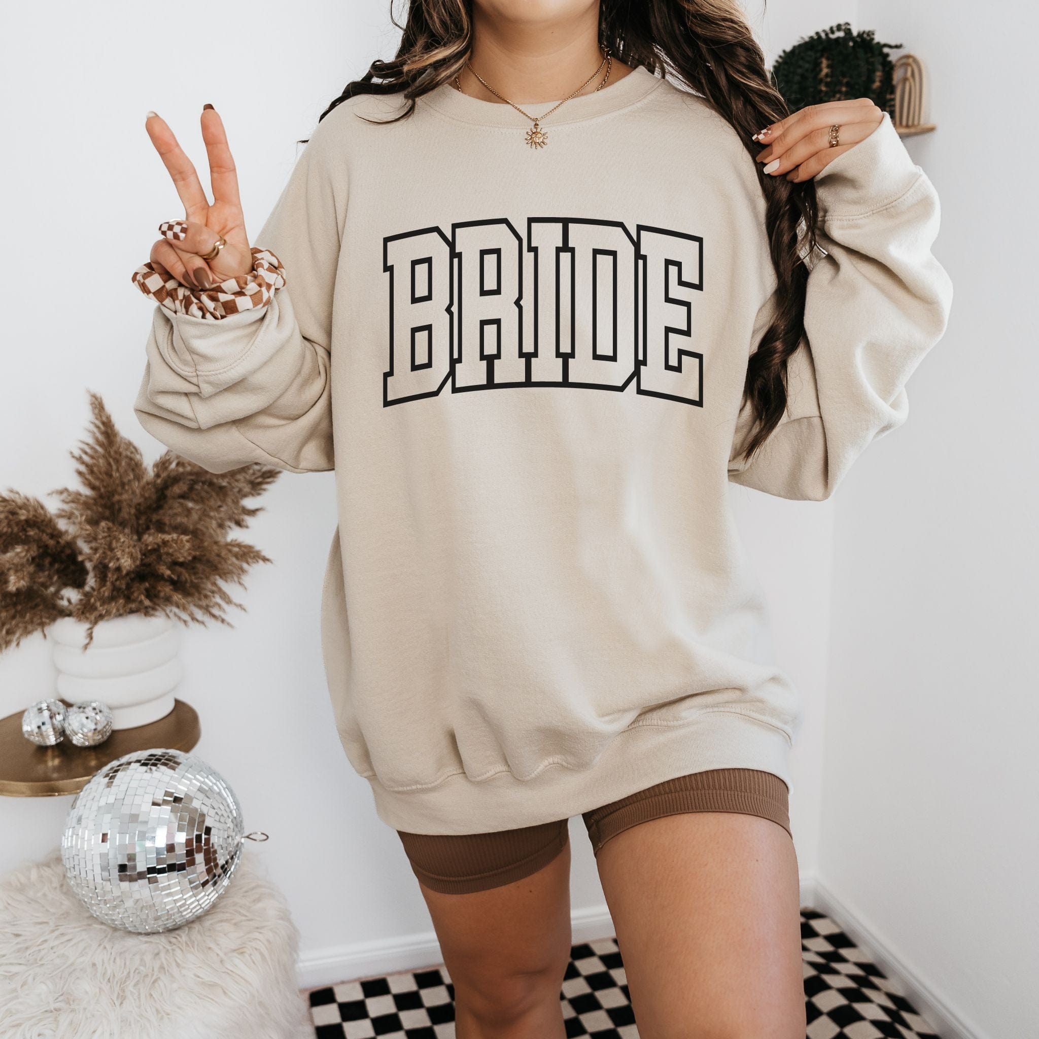 Varsity Bride Sweatshirt | Bride Shirt | Engagement Gift | Bridal Shower Outfit