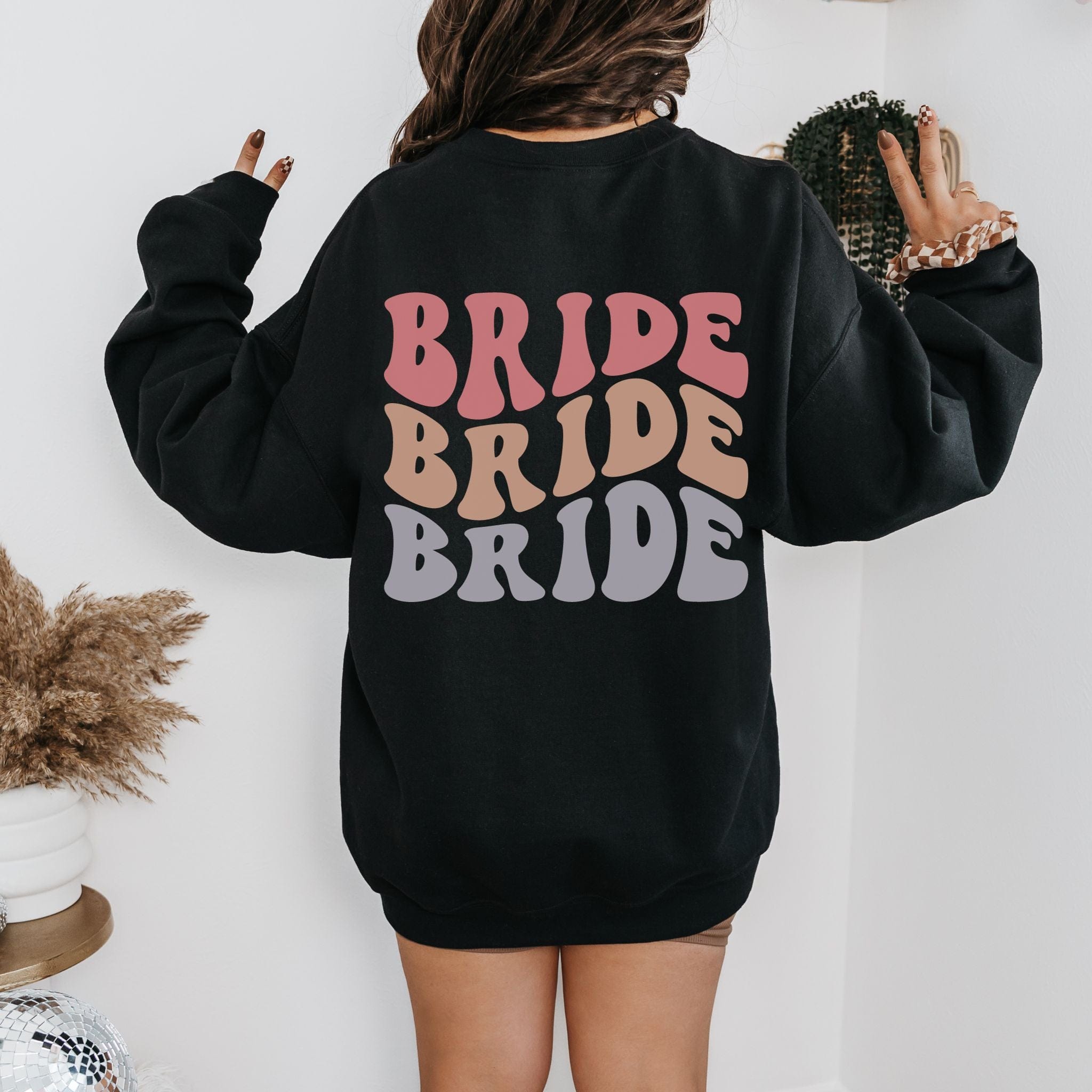Retro Bride Sweatshirt | Bride Shirt | Engagement Gift | Bridal Shower Outfit