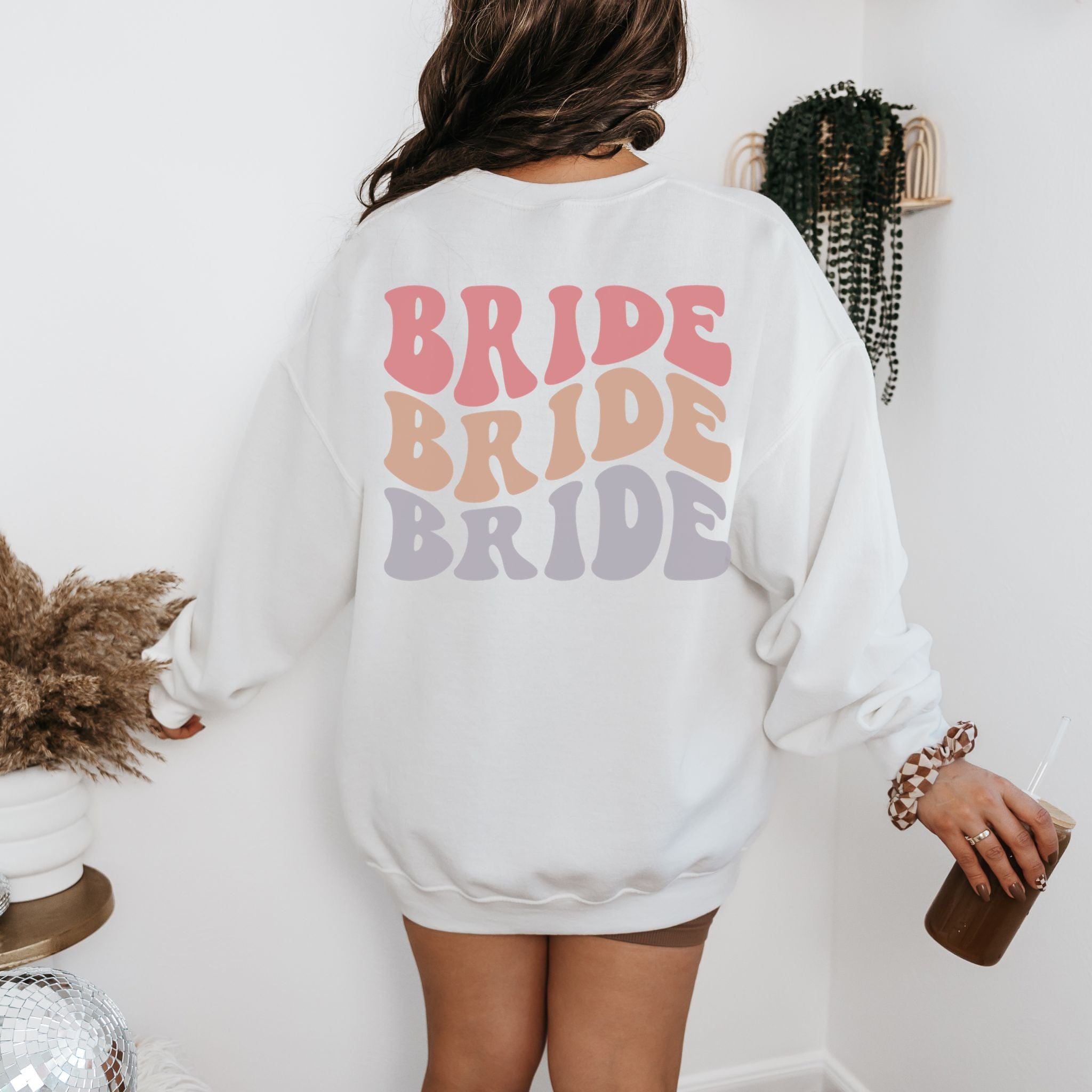 Retro Bride Sweatshirt | Bride Shirt | Engagement Gift | Bridal Shower Outfit