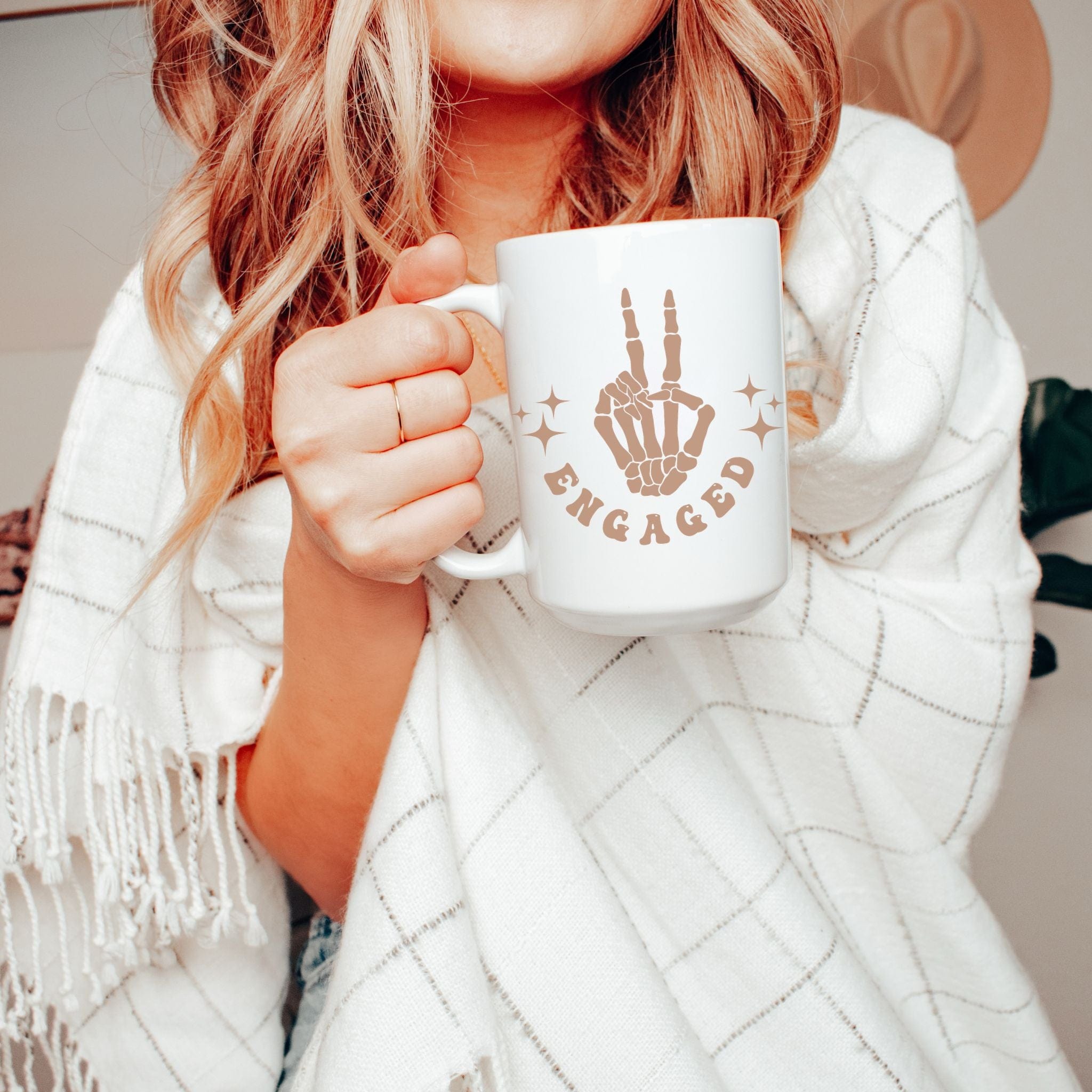 Engaged 15oz Mug | Bridal Gift | Engagement Gift | Wedding Accessory