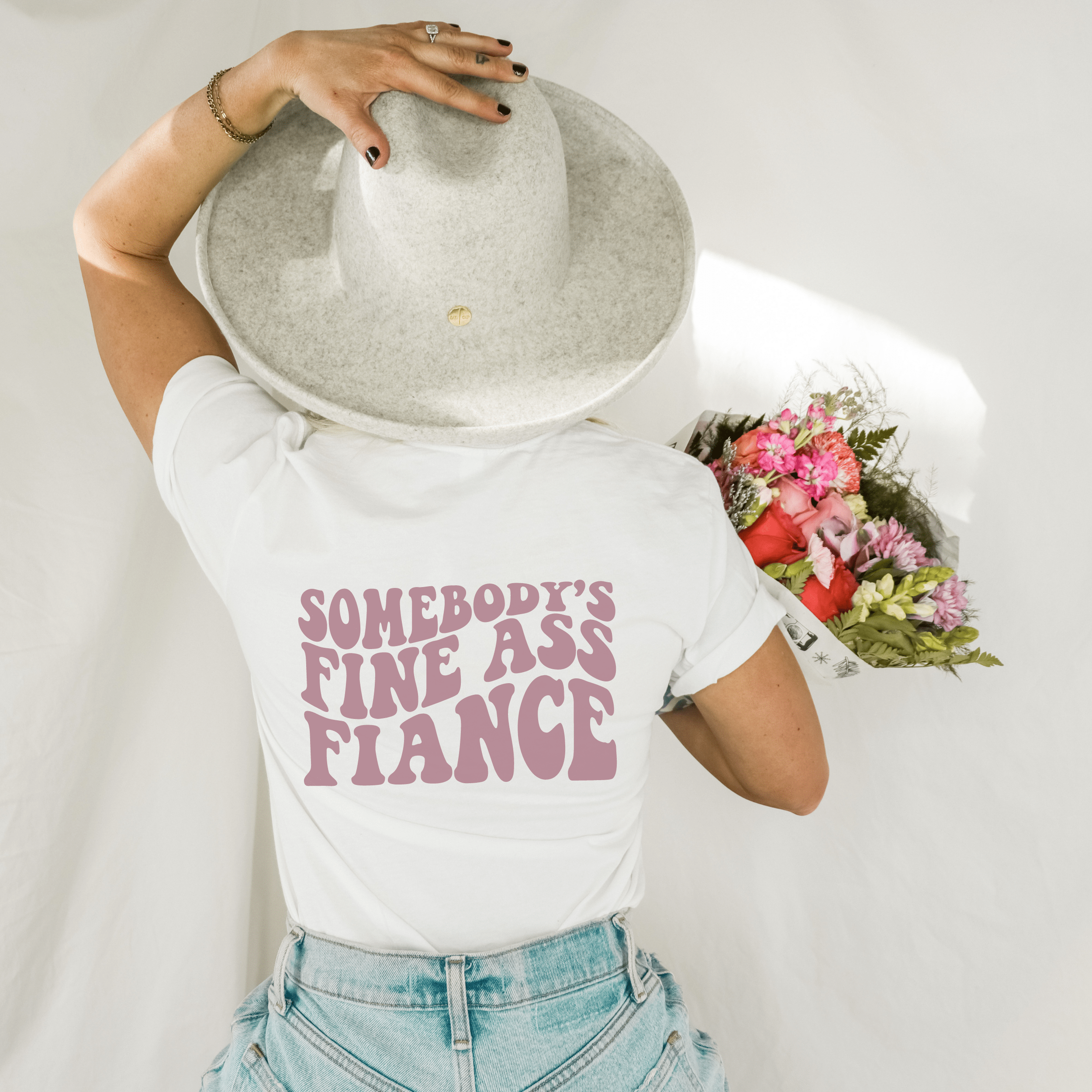 Somebody's Fine A$$ Fiance T-Shirt | Bride Shirt | Engagement Gift | Bridal Shower Outfit