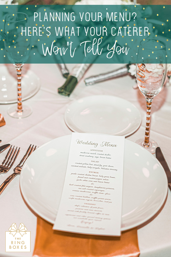 Planning Your Menu? Here's What Your Caterer Won't Tell You