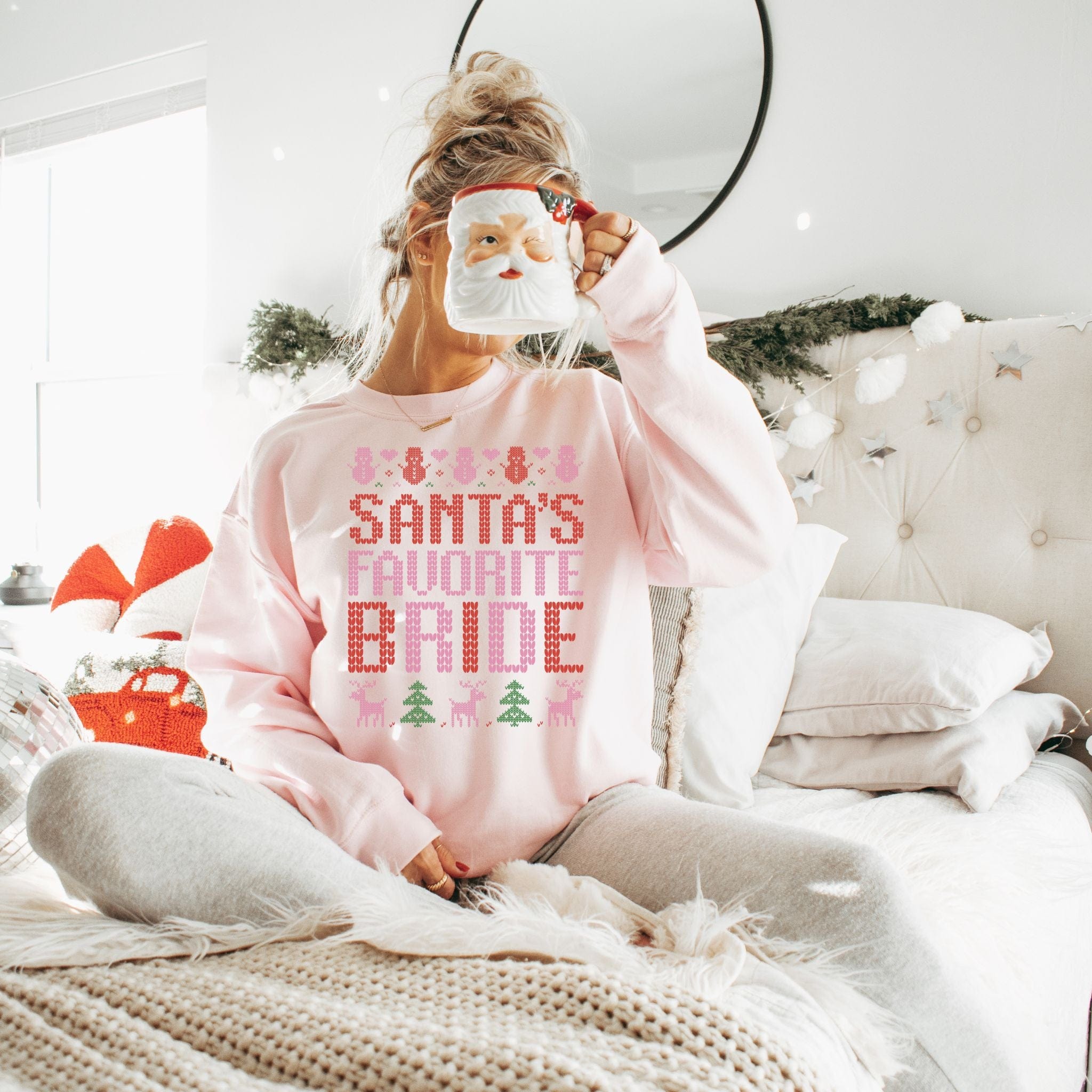 Santa's Favorite Bride Sweatshirt