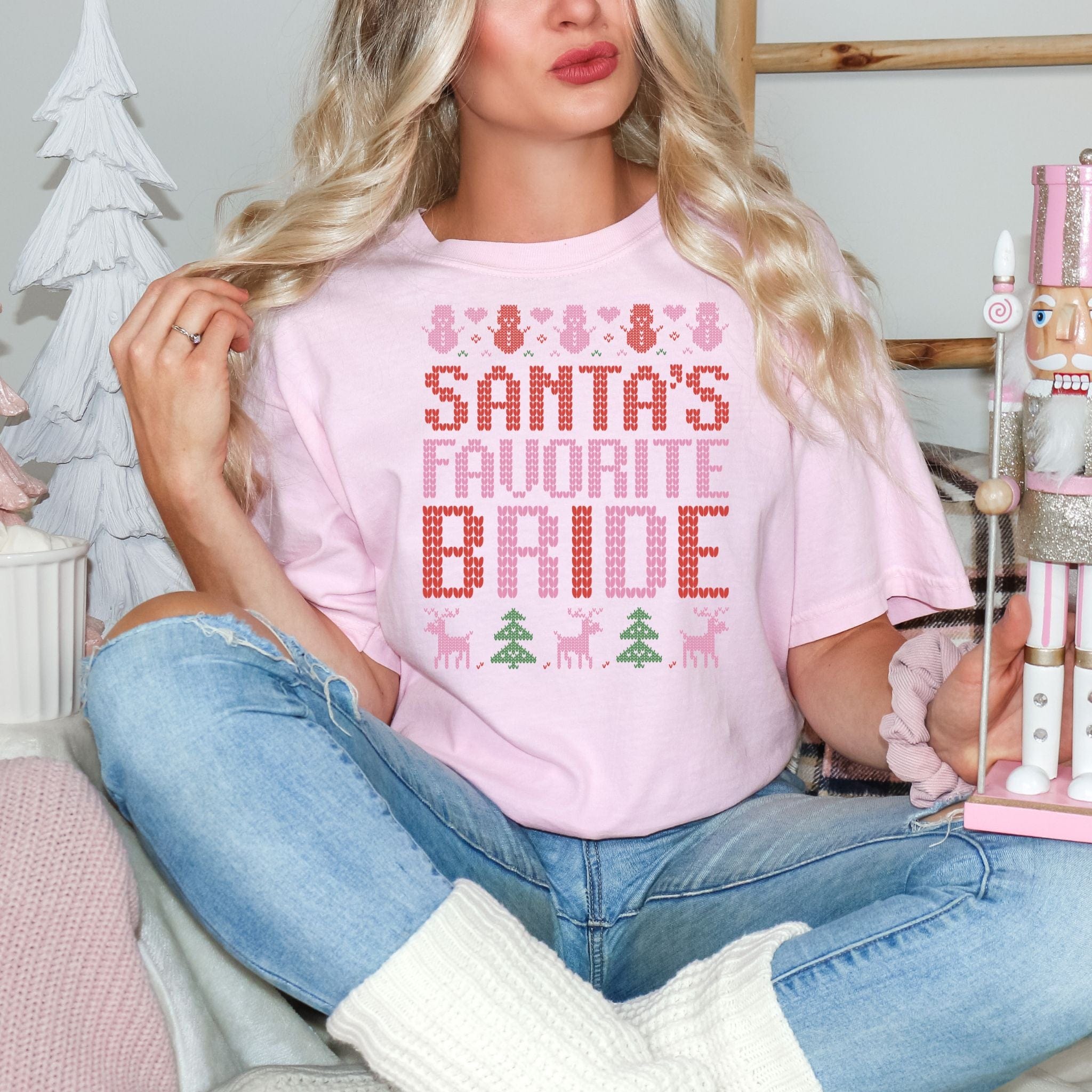 Santa's Favorite Bride T-Shirt