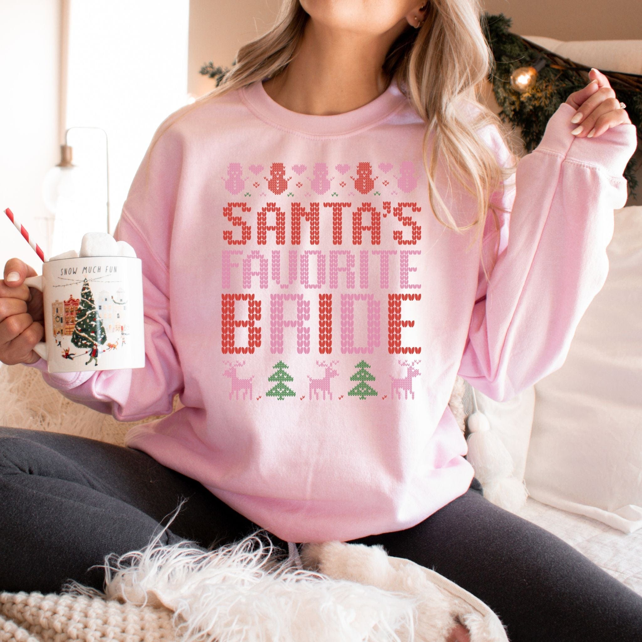 Santa's Favorite Bride Sweatshirt