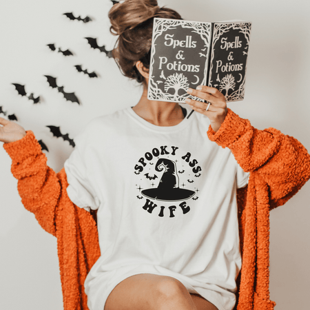 Spooky A** Wife 💀 Tee