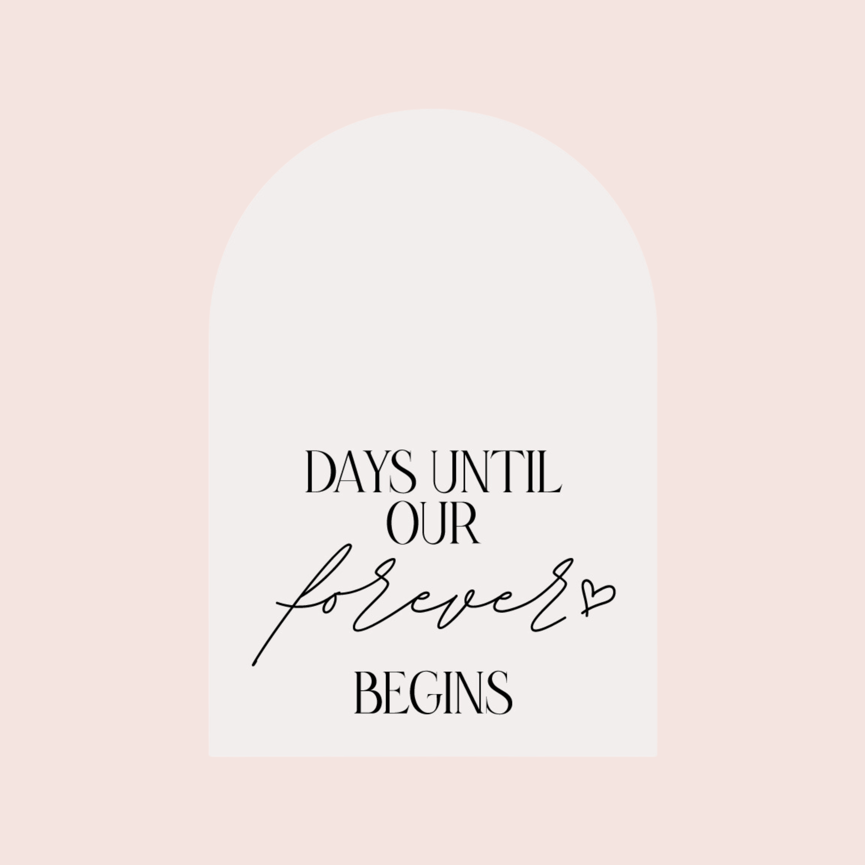 Countdown Sign