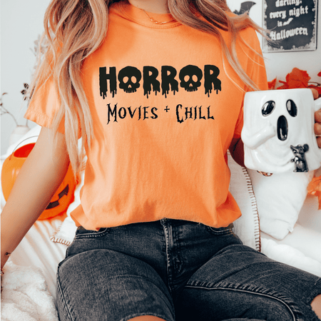 Horror Movies + Chill T-shirt