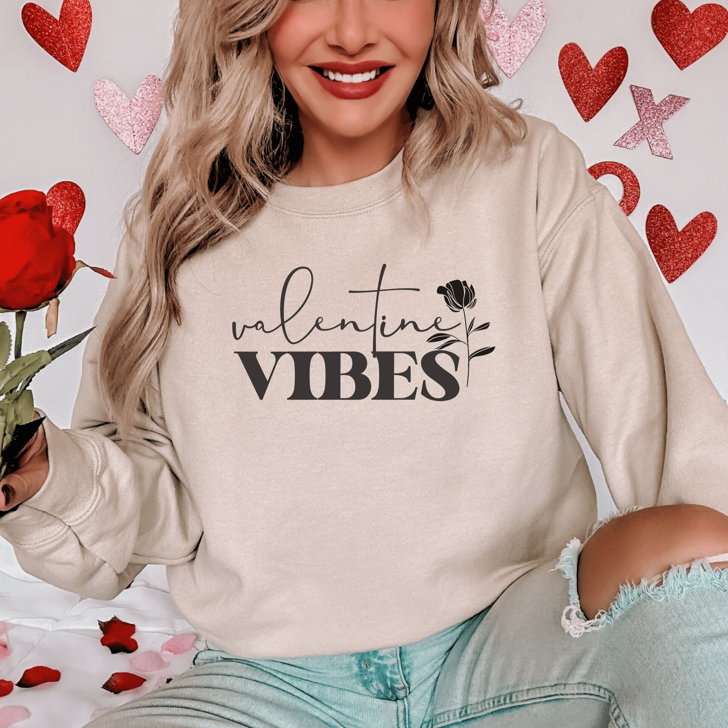 Valentine Vibes Sweatshirt
